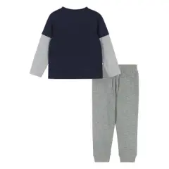 Andy & Evan  Toddler  Boys Astronaut Long Sleeve Two-Fer Tee Set