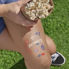 NFL New England Patriots Temporary Tattoo Marker - 3pk