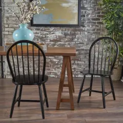 Set of 2 Declan Farmhouse High Back Dining Chair - Christopher Knight Home