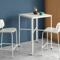 Adjustable Dorm Bistro Table Off-White - Room Essentials&trade;