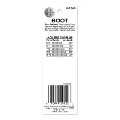 Shoe Gear Round Boot Laces - Black 54": Polyester Shoelaces, 0.16" Width, Shoe Accessories, 1 Pair