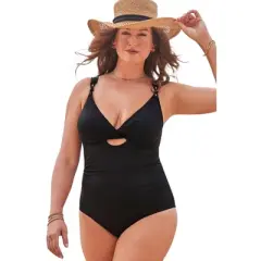 Swimsuits for All Women&rsquo;s Plus Size Sweetheart Keyhole Underwire One Piece Swimsuit