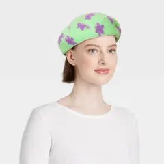 Knit Beret - Wild Fable&trade; Mint Green Floral