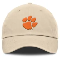 NCAA Clemson Tigers Unstructured Khaki Tonal Cotton Hat