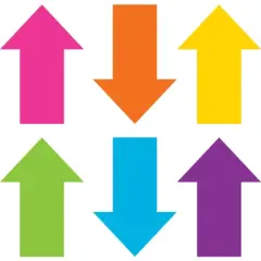 Teacher Created Resources Spot On Arrows Carpet Markers, 8"