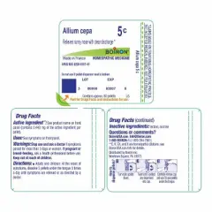 Allium Cepa 5C by Boiron Homeopathic Single Medicine For Cough, Cold & Flu  -  80 Pellet
