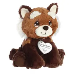 Aurora Small Raya Red Panda Precious Moments Inspirational Stuffed Animal Brown 7.5"