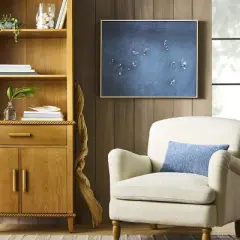 24"x30" Ocean Surf Framed Canvas - Threshold&trade; designed with Studio McGee