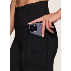 RBX Active Women's Tech Flex High Waisted Squat Proof 7/8 Leggings with Pockets