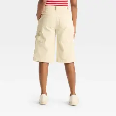 Women's Mid-Rise Oversized Chino Jorts - Wild Fable&trade;