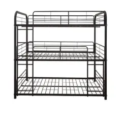 Full Cairo Triple Bunk Bed Sandy Black - Acme Furniture