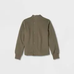 Men's Adaptive Sherpa Fleece Jacket - Goodfellow & Co&trade; Dark Green