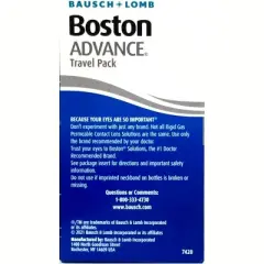 Bausch & Lomb Boston Advance Travel Pack