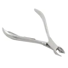 Unique Bargains Stainless Steel Trim Dead Skin Cuticle Hangnail Cuticle Nipper 3.5 x 1.8 Inch 1 Pc