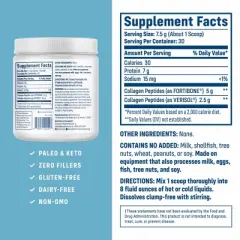 NativePath Bone Health Collagen Peptides, 225 g, 7.9 oz, 30 Servings