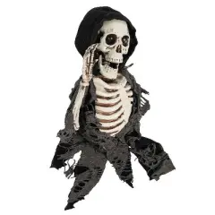 ATC 15 3/4" Hanging Waving Skeleton Reaper Creeper Halloween Decoration