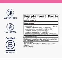 Metagenics UltraFlora Complete Women&rsquo;s Probiotic, 5-in-1 Support: Digestive, Immune, Vaginal & Urogenital Health, 30 Capsules