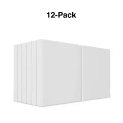 Staples 1" Simply View Binders with Round Rings White 12/Pack 23735/21684