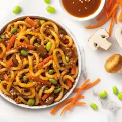 Purple Carrot Vegan Frozen Plant-Based Be'f Udon Noodle Bowl - 10.75oz