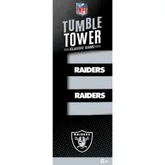 MasterPieces Real Wood Block Tumble Towers - NFL Las Vegas Raiders