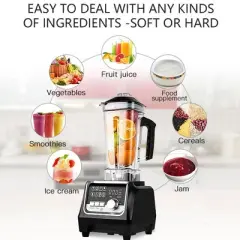 SKONYON 1400W High-Speed Blender with 2L BPA-Free Jar, 9-Speed Control & 8 Preset Functions, Countertop Blender for Smoothies, Ice, Soups & More