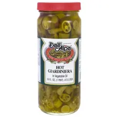 Dell Alpe Hot Giardiniera - 12 pack, 16 oz