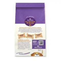 Old Mother Hubbard by Wellness Classic Crunchy P-Nuttier Biscuits Small Oven Baked with Carrot, Apple and Peanut Butter Flavor Dog Treats