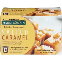 Market And Main Salted Caramel Coffee - Case of 6 - 12 ea