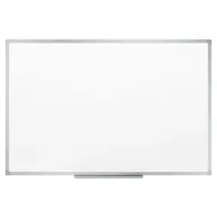 Mead Dry-Erase Board Melamine Surface 36 x 24 Silver Aluminum Frame 85356