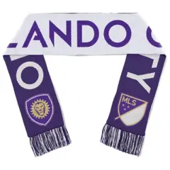 MLS Orlando City SC Men's Scarf - One Size: Acrylic, Tagless, Solid Pattern