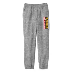 Bioworld Sonic Modern Logo Heather Grey Youth Sweatpants