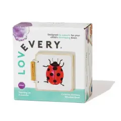 Lovevery Colorful Animals Wooden Book