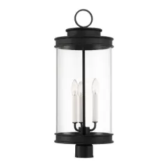 Savoy House Englewood 3 - Light Post Light in  Matte Black