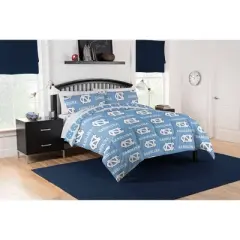 NCAA North Carolina Tar Heels Rotary Bed Set