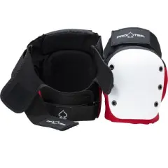 Pro-Tec Street Elbow/Knee Pad Combo Pack Red, White, Black Small