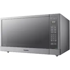 Panasonic 2.2 cu ft Cyclonic Inverter Microwave Oven - SN97JS: Countertop, 1250W, Sensor Cook, Digital Display