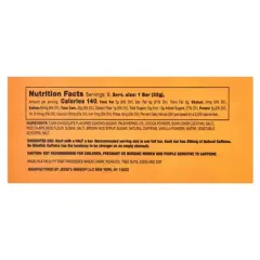 Jesse's WAKEUP! Rice Crisp Bars, Dark Chocolate, 6 Pack, 1.13 oz (32 g)