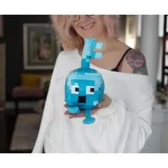 JINX Inc. Minecraft Dungeons Happy Explorer Series Diamond Key Golem Plush Toy | 7 Inches