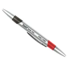 Moon Products Swirl Ink Pens, Red/Black Combo, Pack of 12