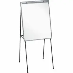 Lorell - Magnetic Dry-erase Board Easel - Black - 34 in. x 28 in. - 1 Each