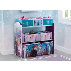 Disney Frozen 2 Design and Store 6 Bin Toy Organizer - Delta Children