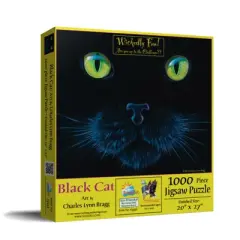 Sunsout Black Cat 1000 pc   Jigsaw Puzzle 63346