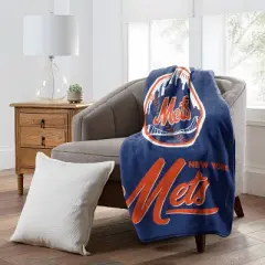 MLB New York Mets 50 x 60 Raschel Throw Blanket