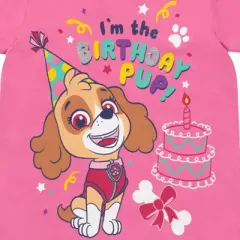 Paw Patrol Nickelodeon Skye Rubble Chase Girls Birthday T-Shirt Toddler to Big Kid