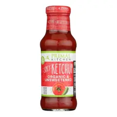 Primal Kitchen Spicy Unsweetened Ketchup - Case of 12/11.3 oz
