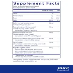Pure Encapsulations PureDefense Collagen w/ Bone Broth - with Mushroom, Aged Garlic, and Enhanced Bioavailability Curcumin Extracts - 14.1 Ounces