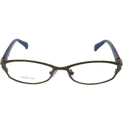 Valentino  NJS Unisex Rectangle Eyeglasses Silver 51mm
