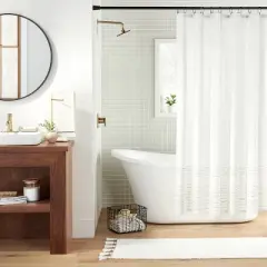 24" x 60" Solid Tassels Bath Rug Sour Cream - Hearth & Hand&trade; with Magnolia