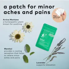 The Good Patch Relief Plant Patch - 4ct: Vegan, Paraben-Free, Dermatologist Tested