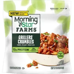 MorningStar Farms Meal Starters Frozen Vegan Crumbles Grillers - 12oz
